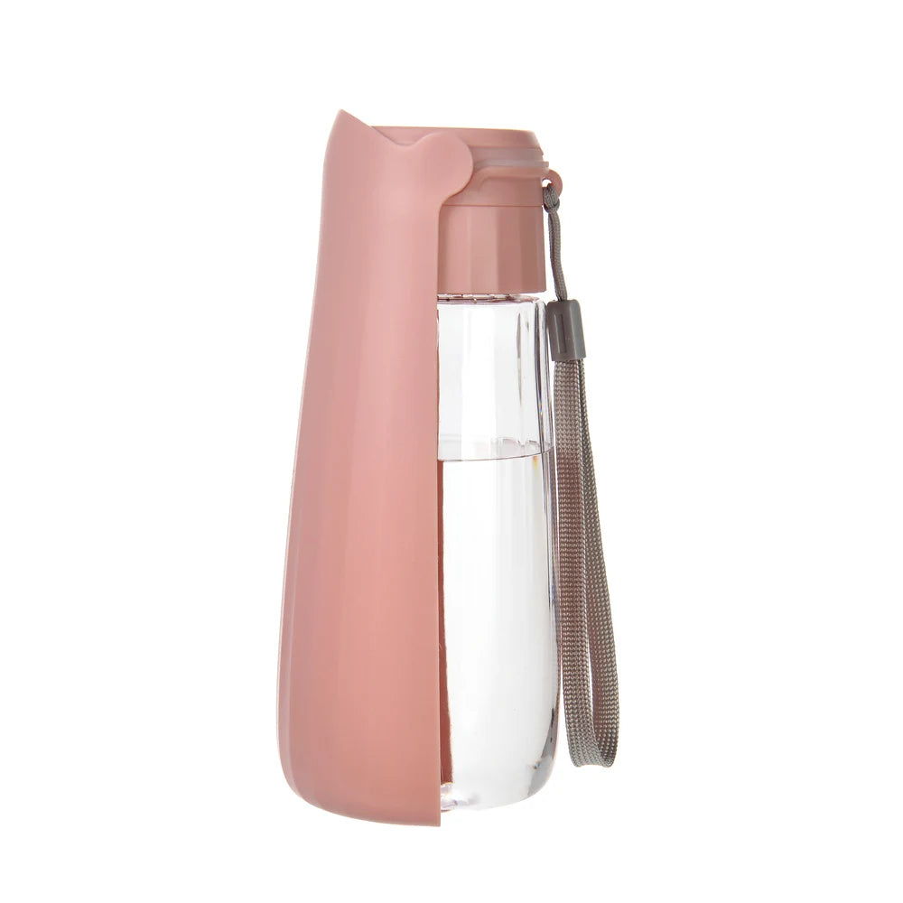 Showlu Fashion Store Holapet portable dog water bottle with 550ml capacity and leakproof travel bowl for easy pet hydration on the go
