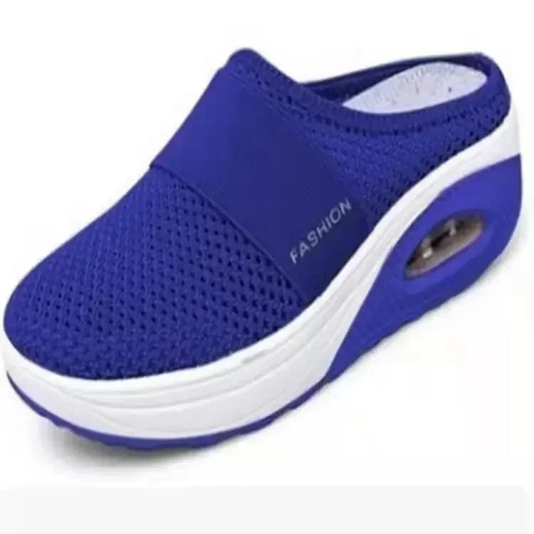 Women's orthopedic wedge sandals by SHOWLU FASHION STORE with anti-slip mesh casual design and comfortable slip-on style.