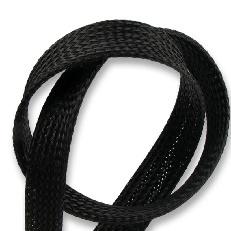 Showlu Smart General Hose Protection Sleeve wrapped around a garden hose to prevent wear and damage during use.