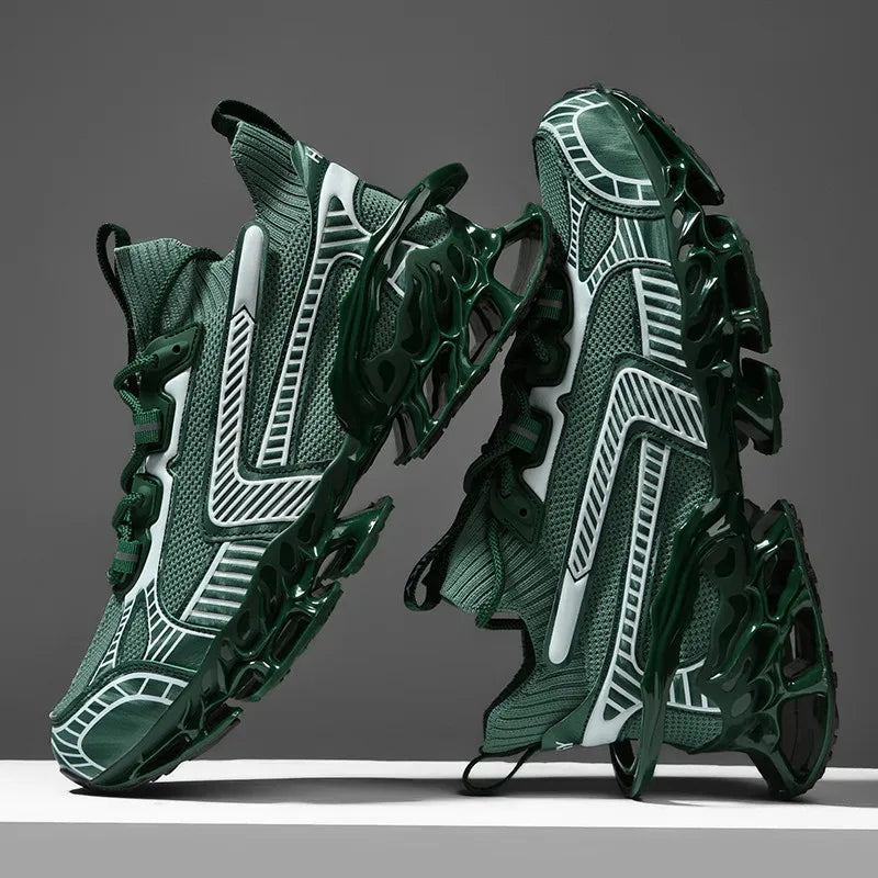 Men's Showlu Fashion Store sneakers, casual breathable trainers with stylish loafers design for running and everyday wear.