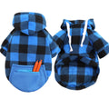 Warm wool dog jacket with zipper for small to large dogs, shown in a cozy, stylish design by Showlu Fashion Store.