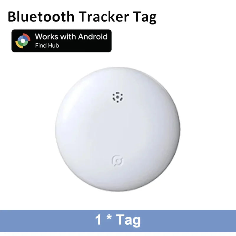 Mini Bluetooth GPS pet tracker for cats by Showlu Fashion Store, showing the compact collar device with LED indicator.