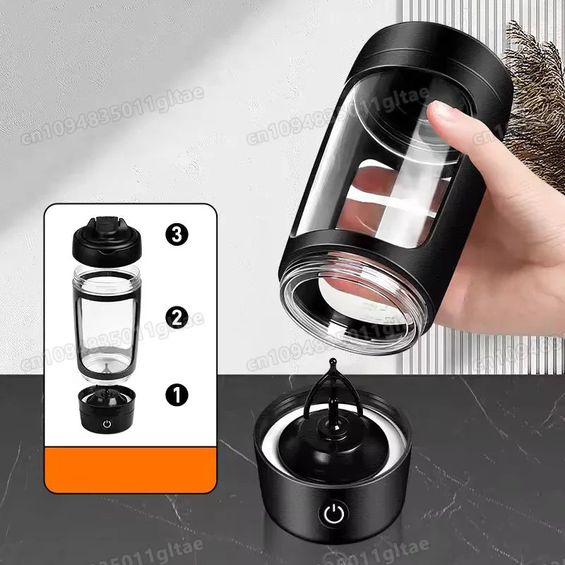 New Electric Protein Powder Mixing Cup Automatic Shaker Bottle Mixer Shake Bottle Milk Coffee Blender Kettle fro Gym Outdoor Cup