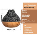 Showlu Smart Kinscoter 300ml ultrasonic humidifier emitting mist in a modern room setting, compact and sleek design.