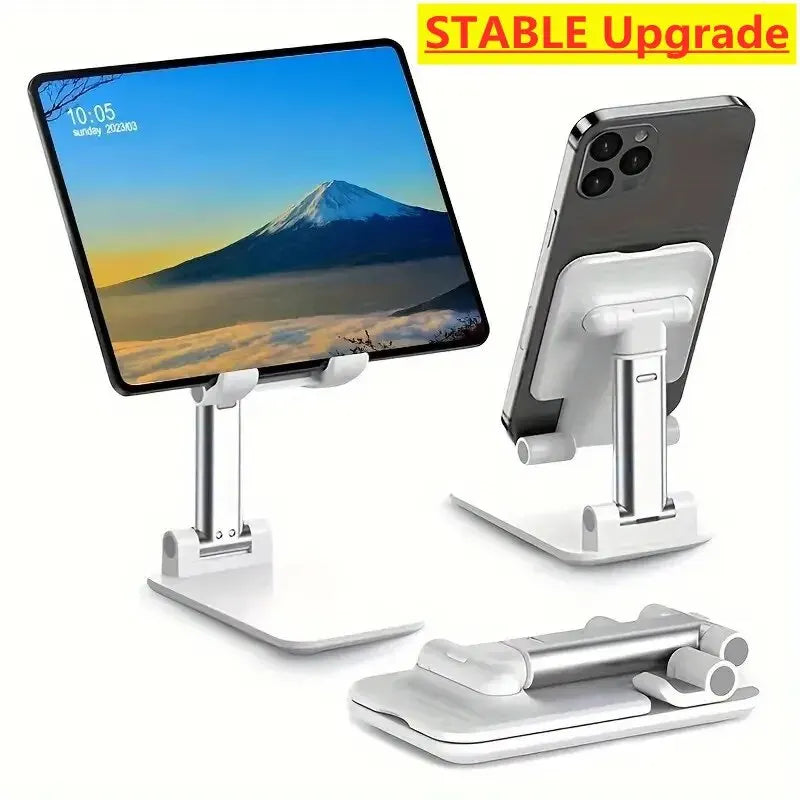 Foldable mobile phone holder stand from Showlu Fashion Store with adjustable, flexible design for desk or tablet use.
