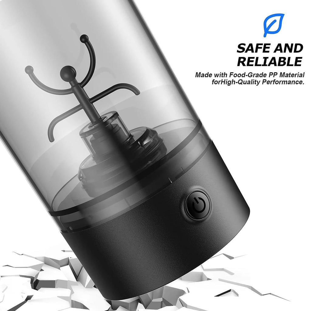 Premium Electric Protein Shaker Bottle, 22oz Blender for Mixing Protein, Gym Portable Cup, and Cocktails