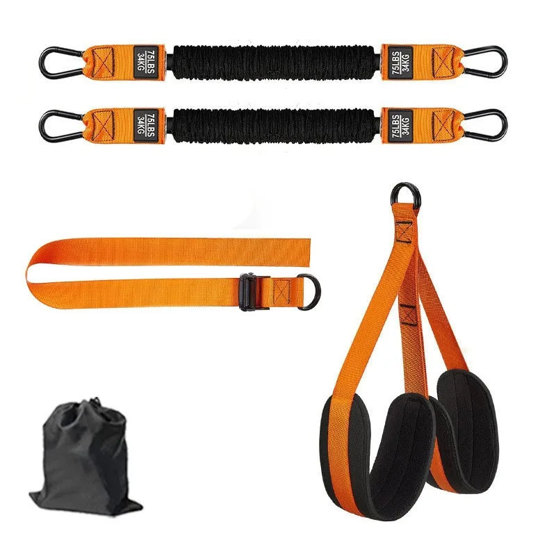 Showlu Pull Up Assistance Bands Set for strength training and workout exercises, featuring durable exercise straps in the image.