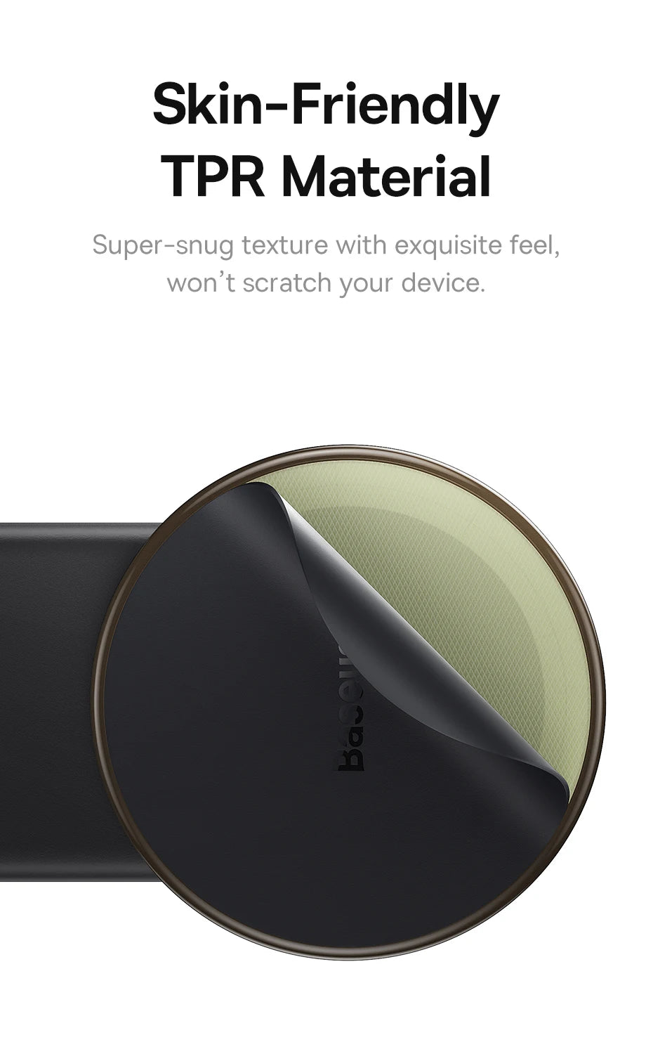 Magnetic foldable car phone holder for dashboard by Showlu Smart General, showing its compact design and adjustable viewing angle.
