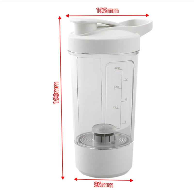 Portable Showlu Smart General USB electric protein shake blender cup with blending blades and compact design for on-the-go use.
