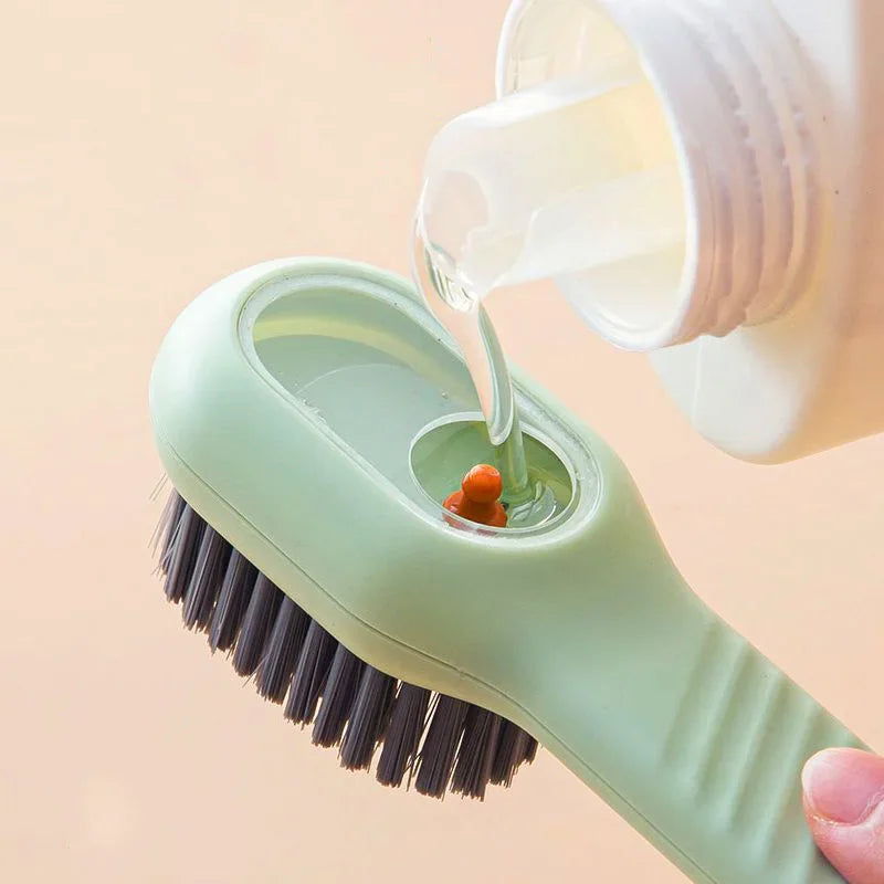 Showlu Smart General portable shoe cleaner brush with bristles for easy shoe cleaning and maintenance.