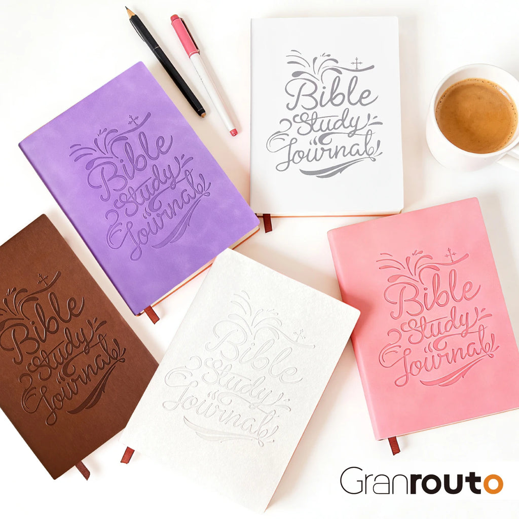 Showlu Fashion S.O.A.P. Bible Study Journal with prayer and devotional pages, designed for personal reflection and spiritual growth.