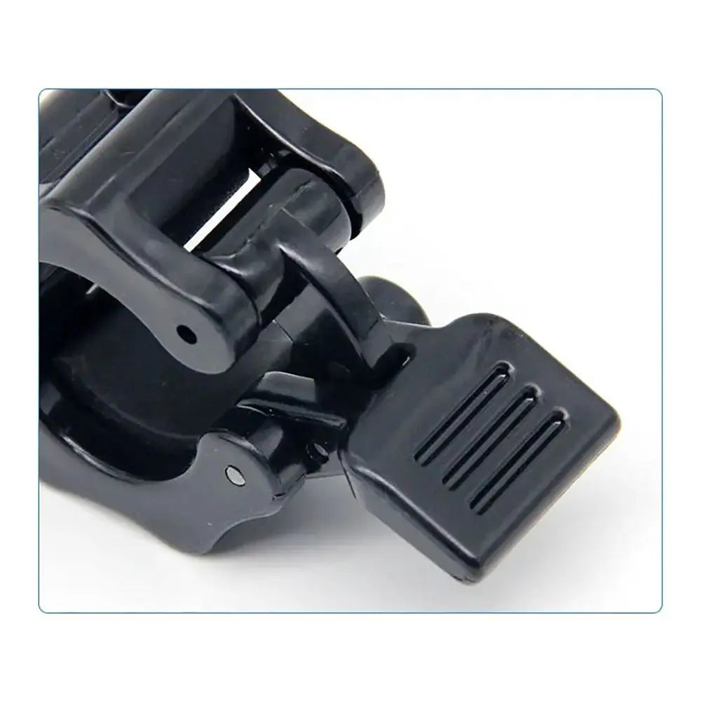 Pair of Showlu Fashion 25mm weightlifting barbell clips with colorful quick-release safety locks for strength training.
