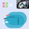 Showlu Smart General car rearview mirror anti-fog rainproof film set installed on a vehicle mirror, preventing fog and rain glare.
