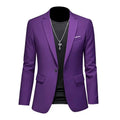 Slim fit men's business suit blazer by SHOWLU FASHION STORE, single-breasted design, tailored blazer jacket for formal wear.