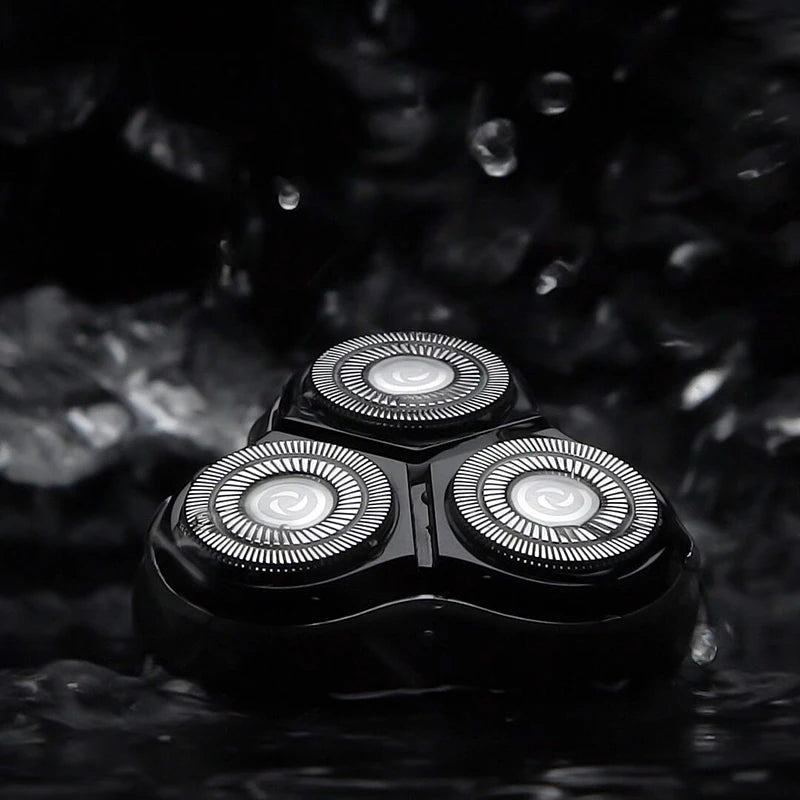 Showlu Smart General ENCHEN Blackstone 3D Rotary Electric Shaver with multiple rotary blades and ergonomic design.