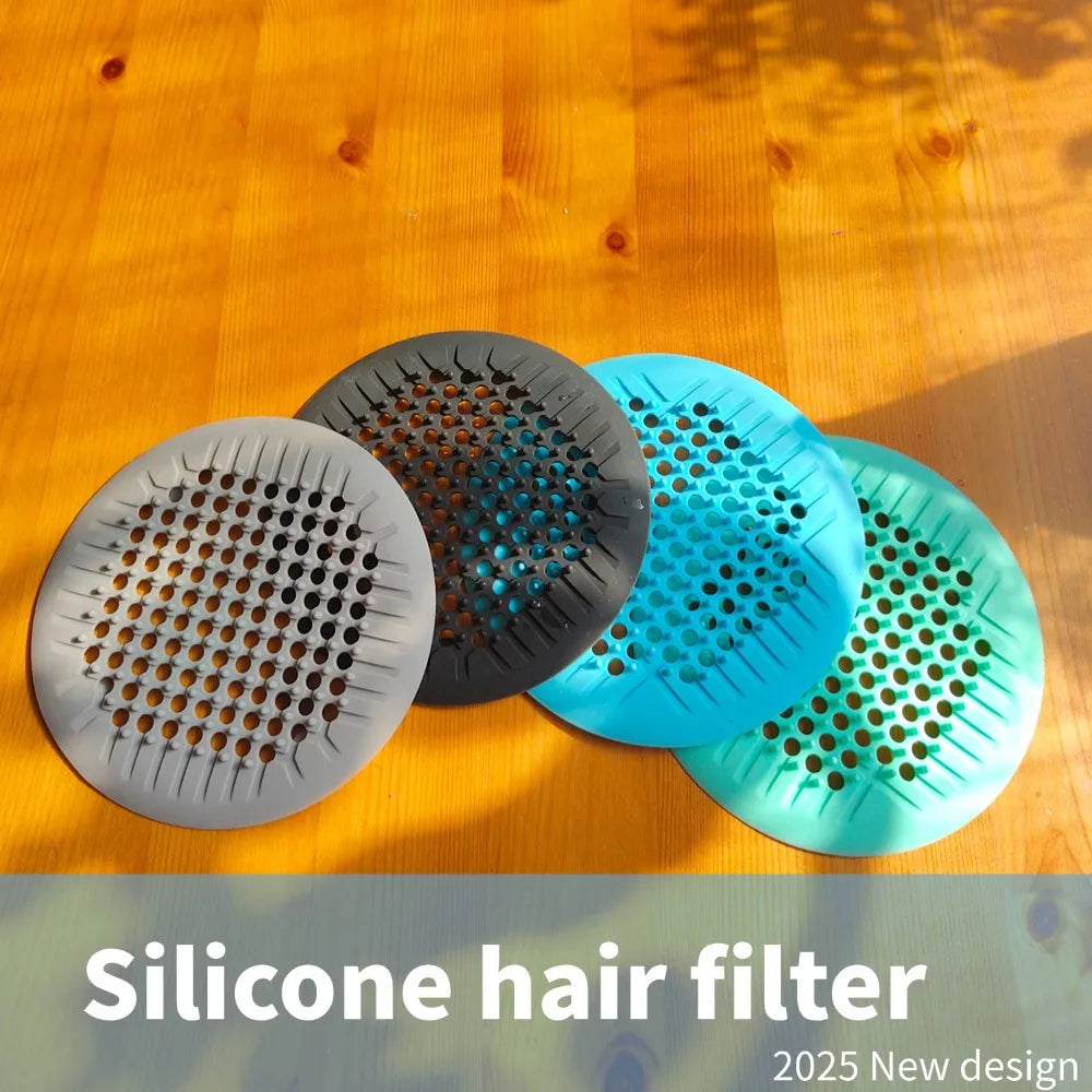 Showlu Smart General silicone drain cover with flexible, durable design for preventing debris from clogging drains.