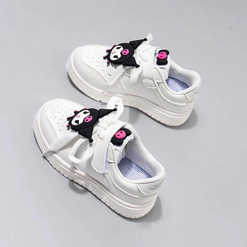 Sanrio Kuromi girls casual sneakers by SHOWLU FASHION STORE, breathable non-slip board shoes with cute character design.