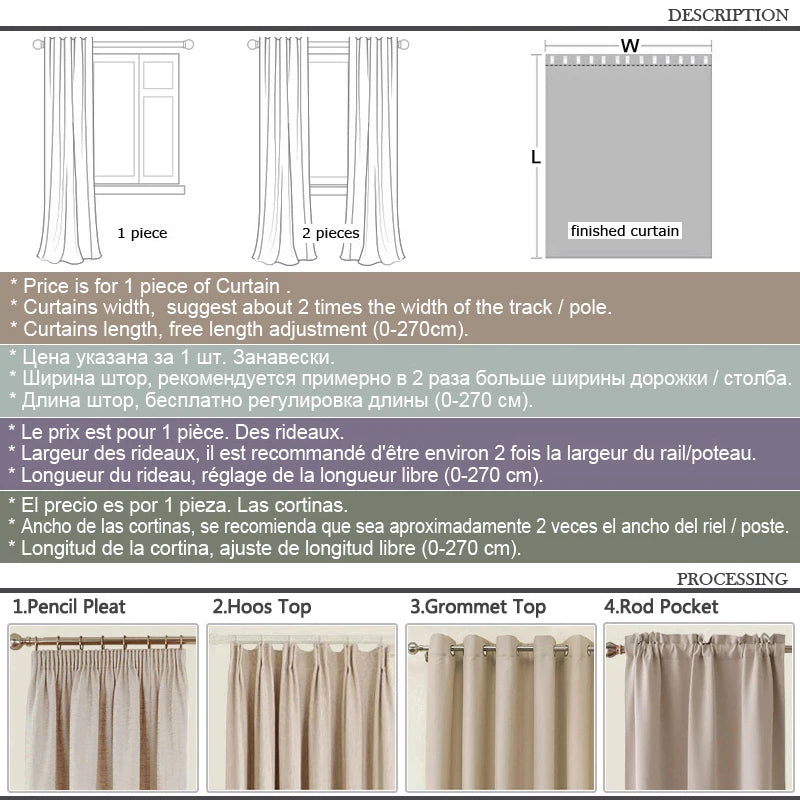 New Thickened Striped Jacquard Curtains For Kids Children's Room Living Room Bedroom Seamless Splicing Curtain Fabric