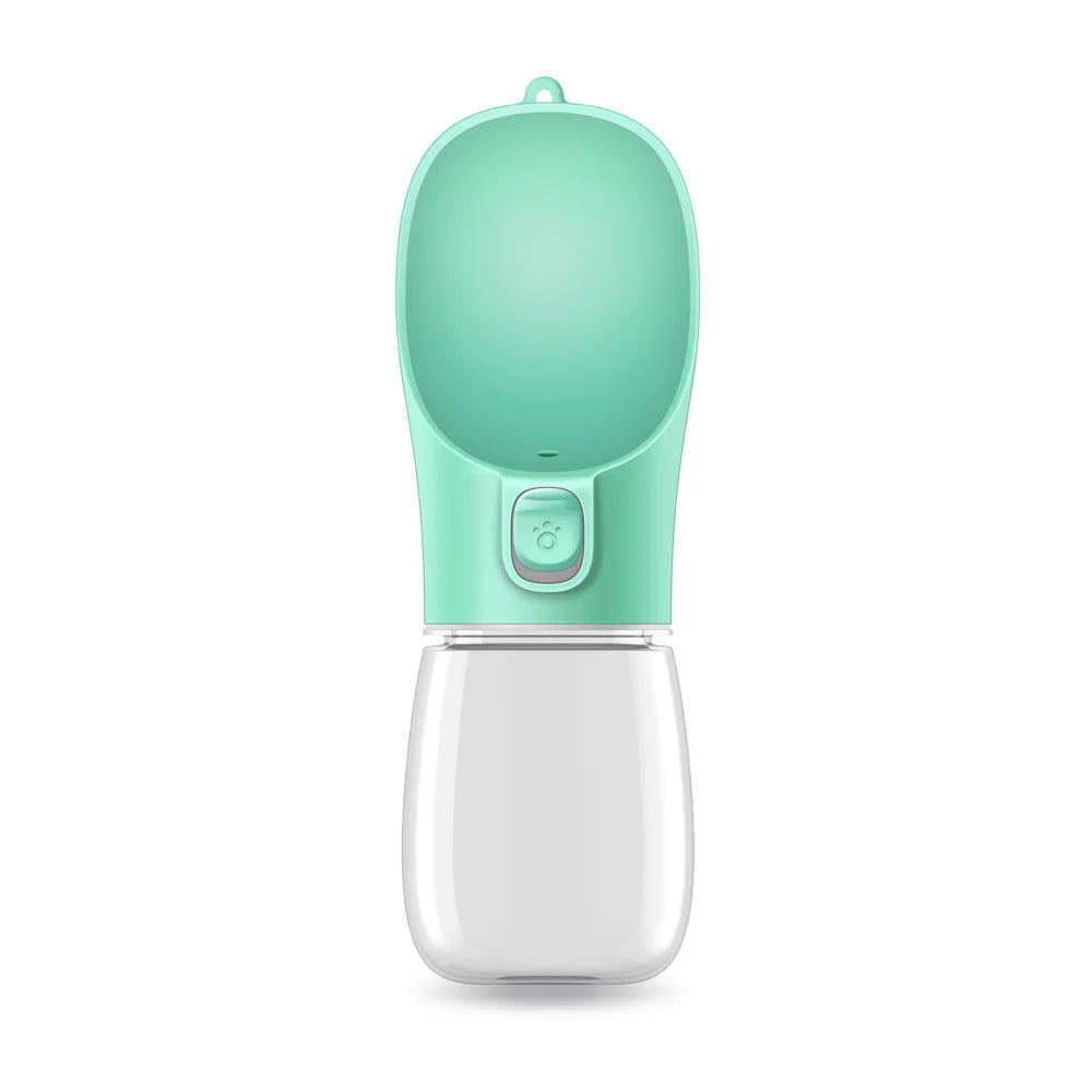 Portable Showlu Fashion Store Holapet dog water bottle with leak-proof travel cup for pets, ideal for on-the-go hydration.