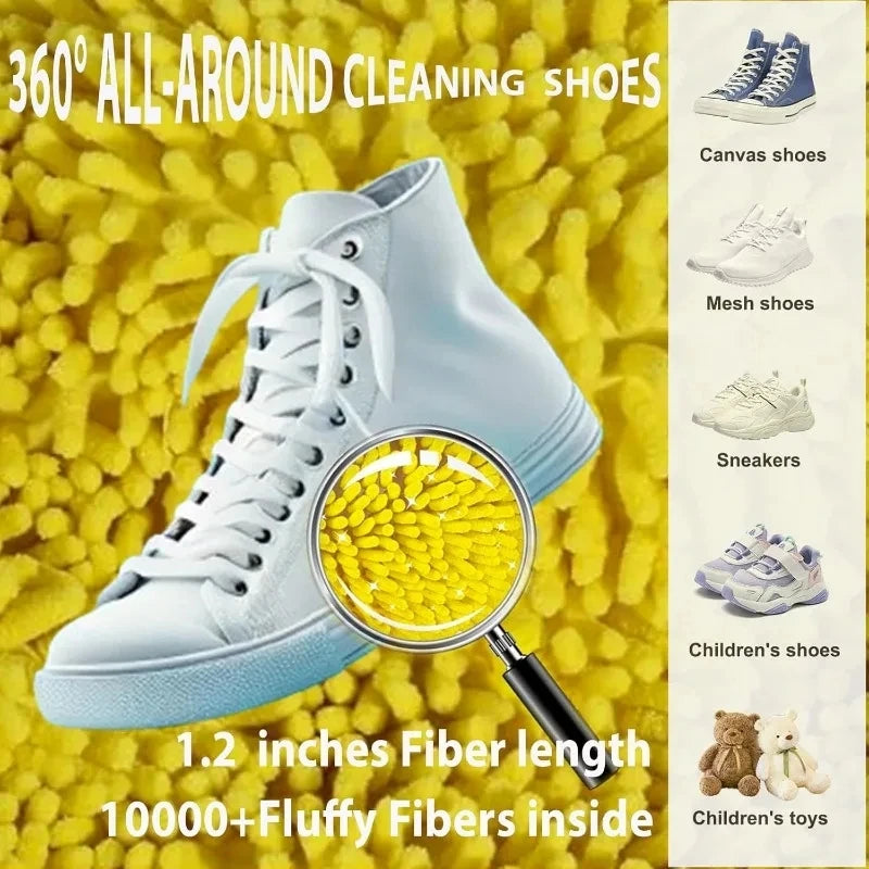 Showlu Smart General portable shoe cleaner brush with bristles for easy shoe cleaning and maintenance.