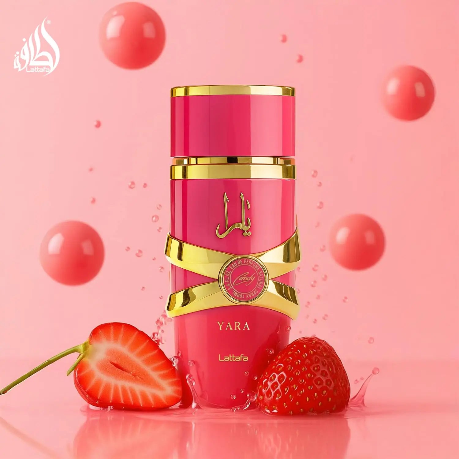 Lattafa Yara Dark Pheromone Perfume for Women in 100ml, Arabian fragrance showcasing elegant bottle design