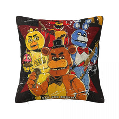 Five N Ights At Freddy's FNAF Square Pillowcase Pillow Cover Cushion Zip Decorative Comfort Throw Pillow For Home Sofa