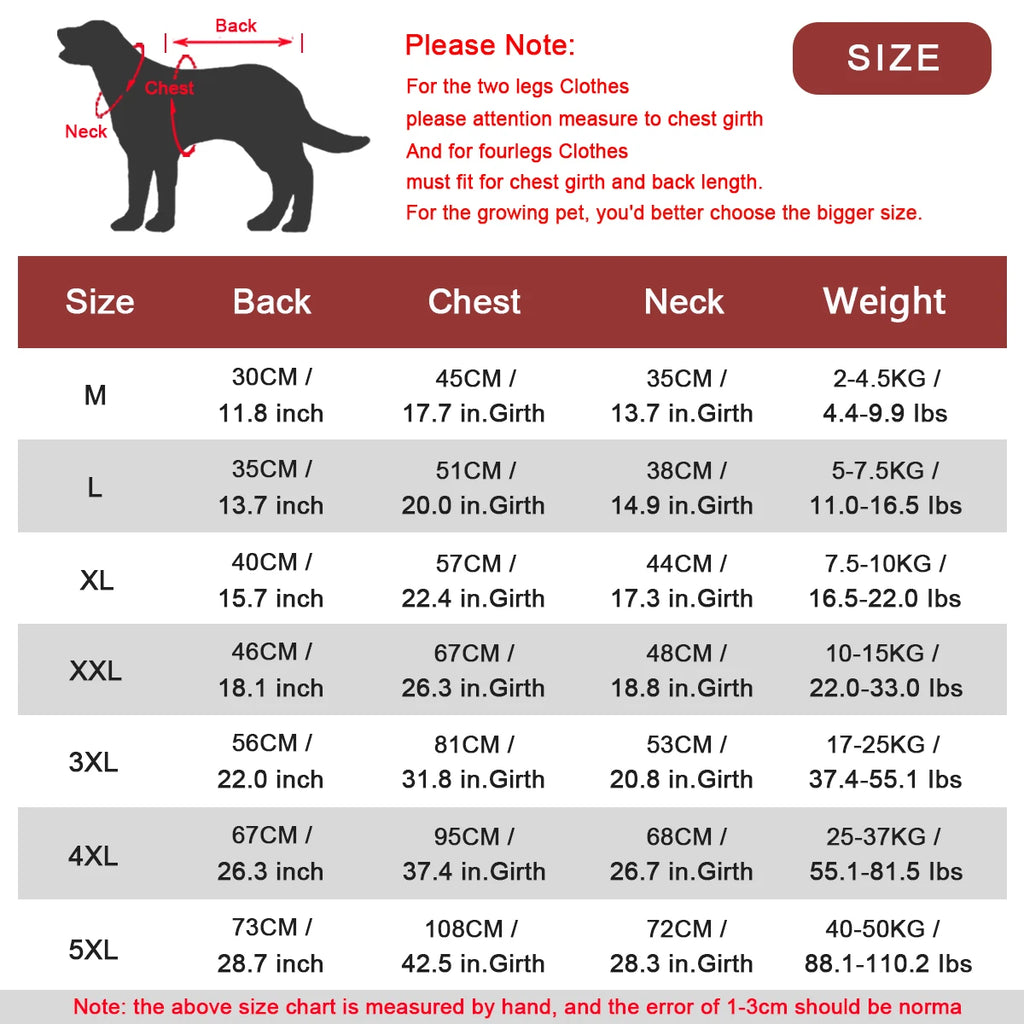 Large WANGUPET dog raincoat by Showlu Fashion Store, reflective waterproof hoodie jumpsuit for outdoor protection.