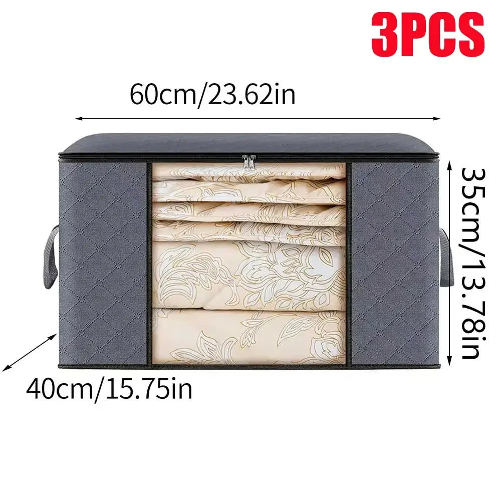 Showlu Smart General foldable storage boxes for home organization, featuring durable material and compact design for versatile use.