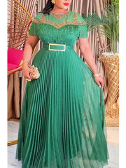 Plus Size African Party Dresses for Women 2025 New Fashion Dashiki Ankara Wedding Evening Gown Elegant Turkey Muslim Maxi Dress