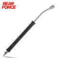 Stainless steel car pressure washer extension wand with non-slip grip and 1/4” quick connect for easy car wash use.