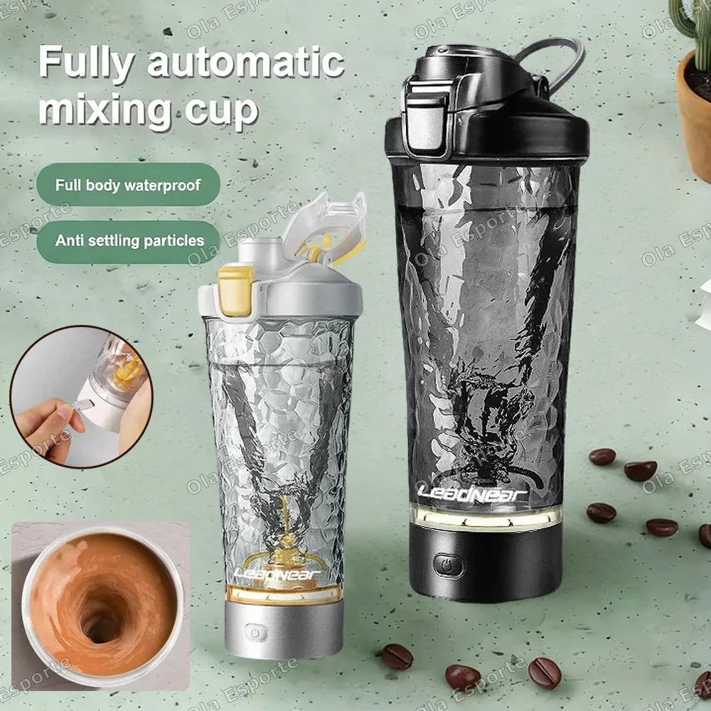 Electric Blender Cup Portable Blender Cup Milk Powder Protein Powder Blender Automatic Shaker Cup Home Travel Outdoor Sports Gym