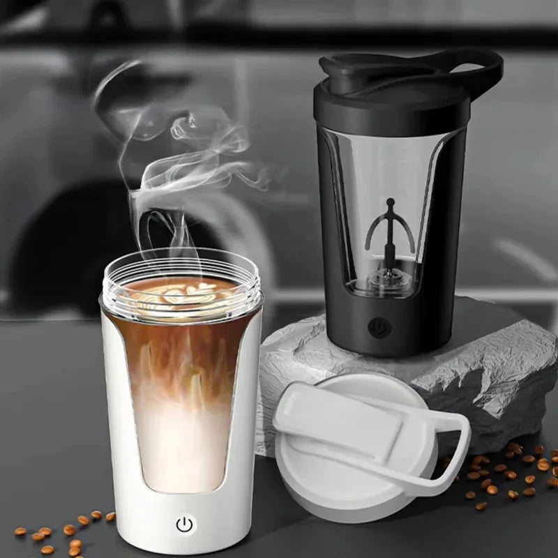Shaker Cup USB Charging Shaker Cup For Protein Shaker Meal Replacement Shake Portable Gym Water Bottle Mixing Cup 450ml