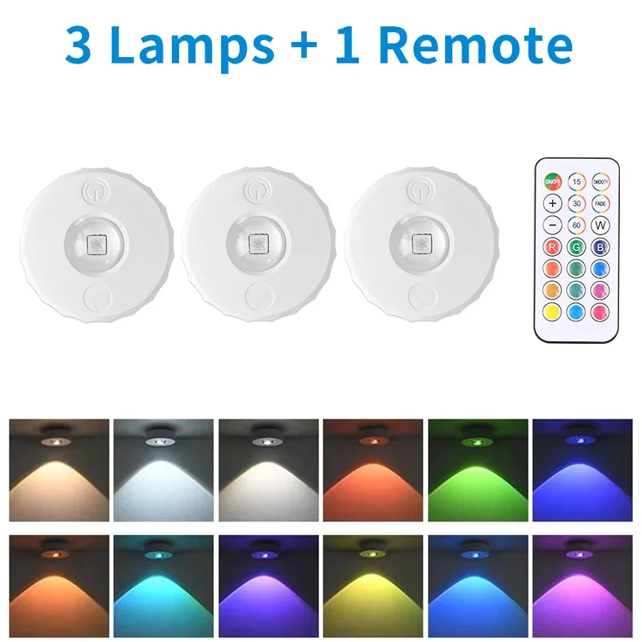 Showlu Smart General LED floating shelf lights mounted on a wall, providing modern illumination and decorative lighting.