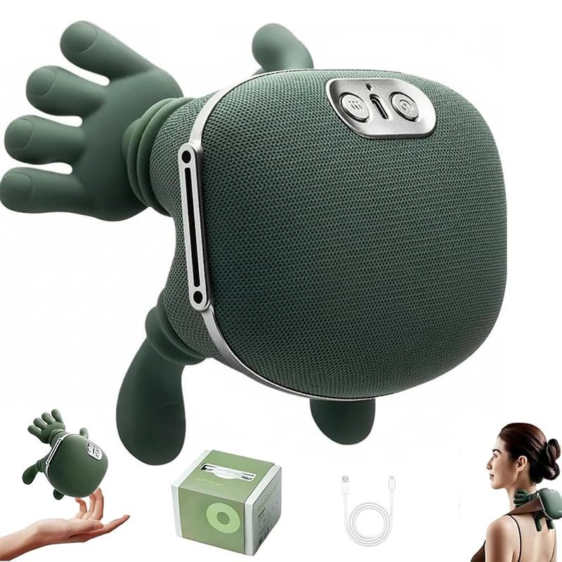 Showlu Fashion Windaily Bionic Neck and Shoulder Massager shawl with 3-level kneading for relaxing muscle relief.