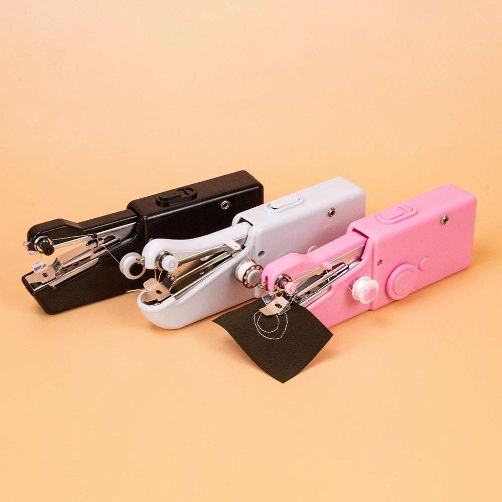 Showlu Smart General mini handheld sewing machine with compact design and ergonomic handle, suitable for quick sewing tasks.