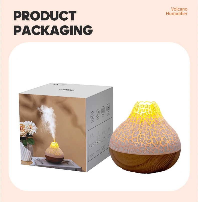 Showlu Smart Kinscoter 300ml ultrasonic humidifier emitting mist in a modern design for home use.