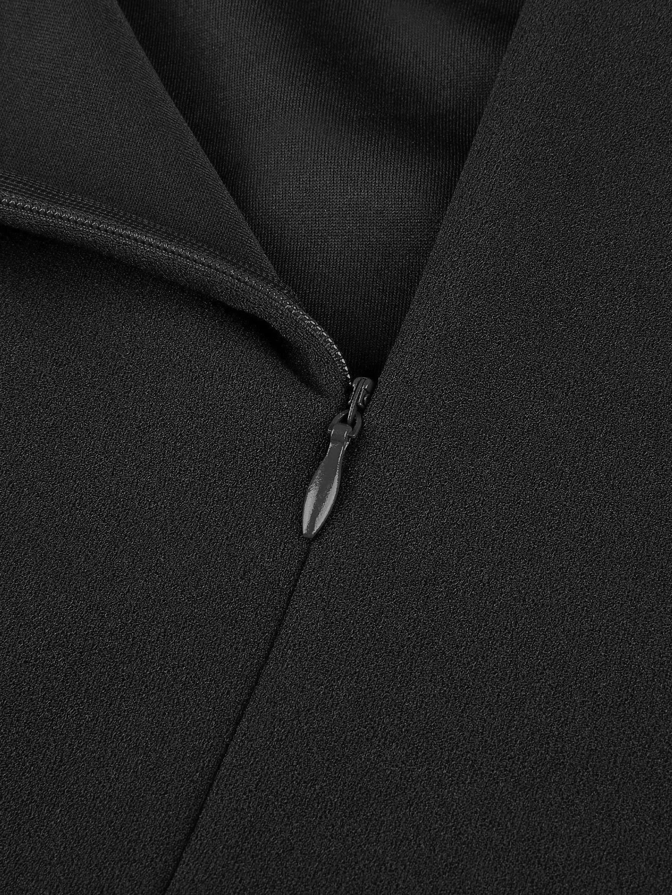 Black sweetheart neckline sheath dress for women, knee-length pencil style, from Showlu Fashion Store, displayed on a mannequin.