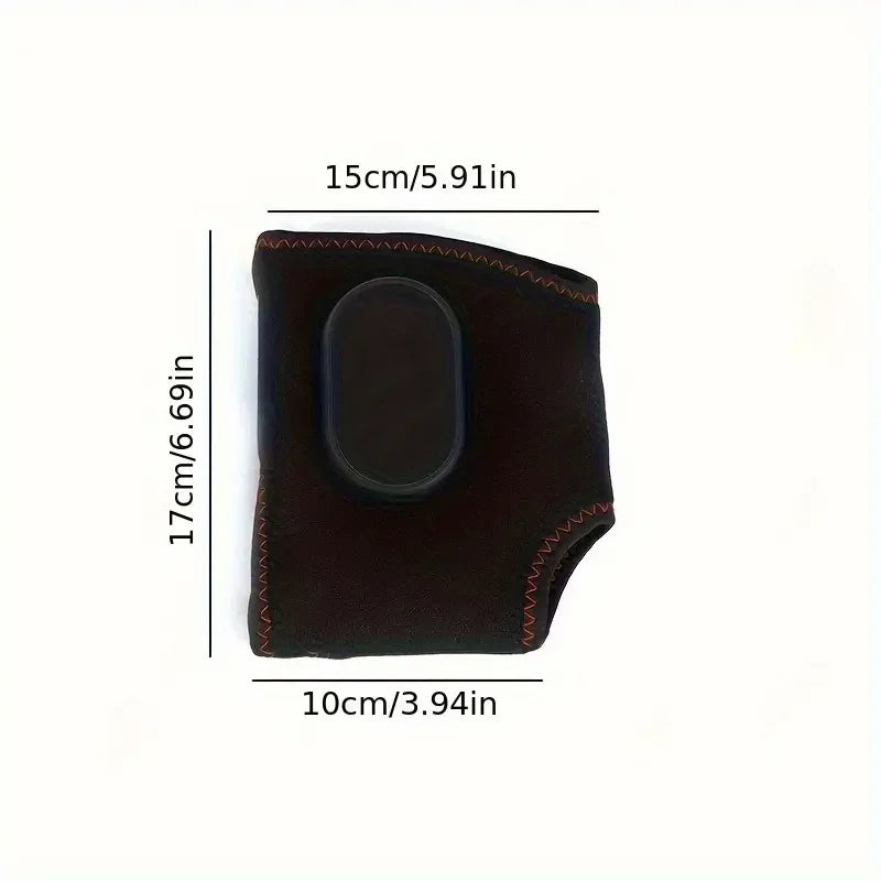 Omsblkin Electric Foot Warmer Massager with heated leg joint compress for soothing warmth and pain relief.