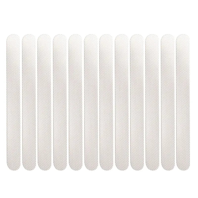 Showlu Smart General anti-slip shower stickers on tiled bathroom floor, providing safety and grip in wet conditions