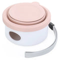 Showlu 3-in-1 portable dog water bottle with leak-proof travel food bowl, ideal for outdoor pet hydration and feeding.