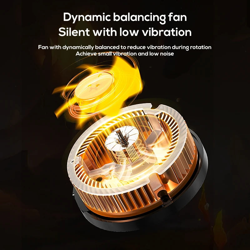 Showlu Smart General phone cooling fan with adjustable blades and USB connection for efficient smartphone cooling.