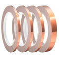 Copper foil tape with conductive shielding, 20M, single-sided, for DIY stained glass and home appliance repairs.