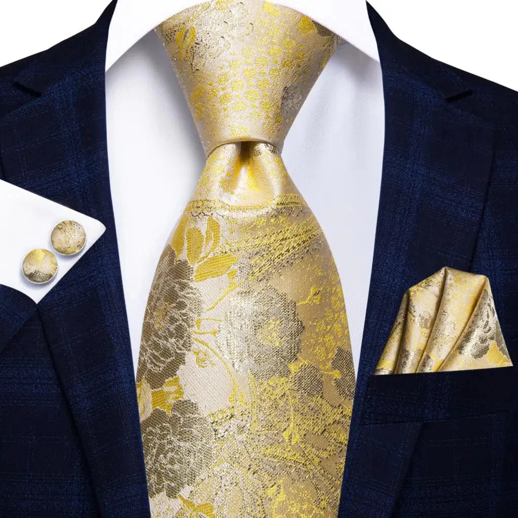 Mint green silk tie set with matching cufflinks, featuring a men's necktie and accessories from SHOWLU FASHION STORE.
