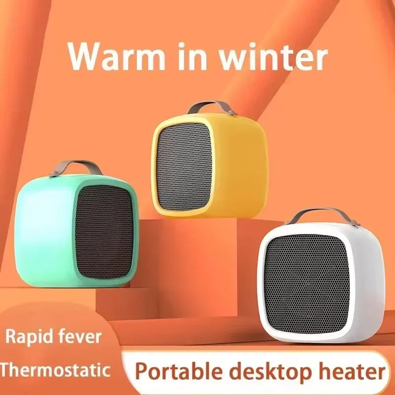 Showlu Smart General Mini 500W portable fan heater with adjustable temperature settings and compact design for space heating.