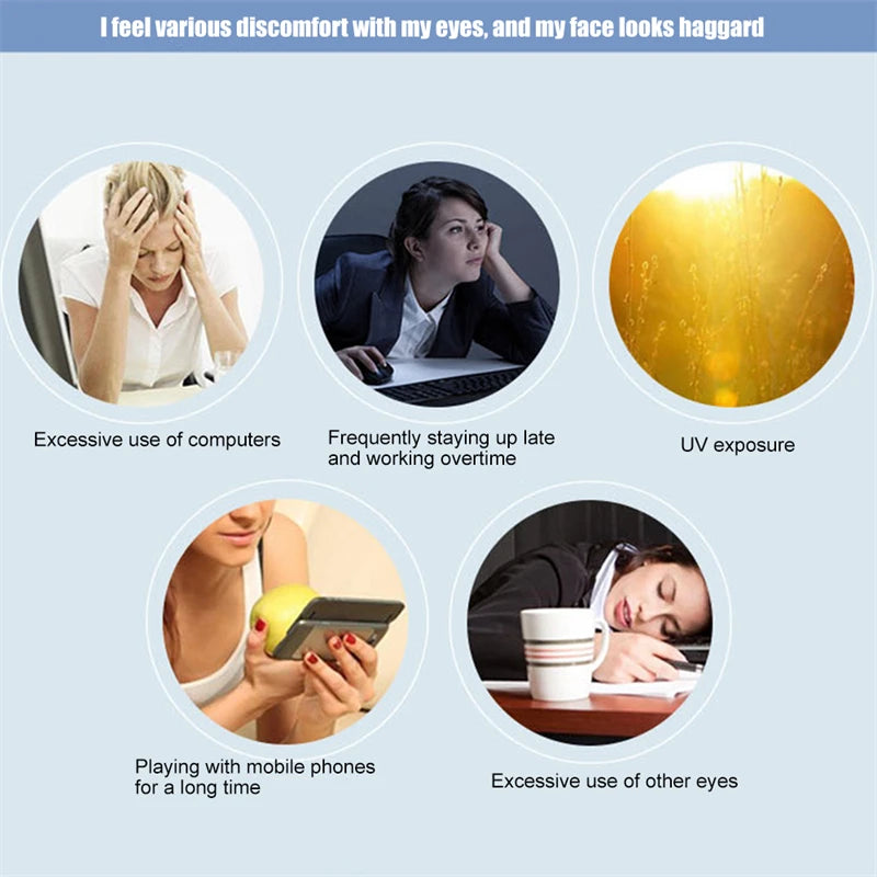 Showlu Smart General Maelsrom Electric Heat Eye Massage Mask, soothing eye mask with warming feature and ergonomic design.