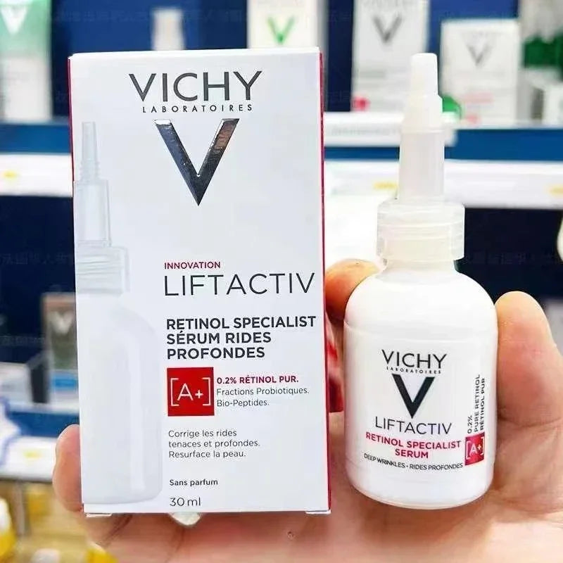 Showlu Fashion Store Vz Retinol Firming Anti-Wrinkle Serum in 30ml bottle, lightens fine lines and brightens skin tone