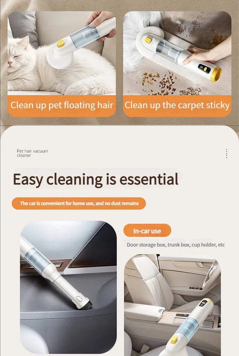 Showlu Smart General Pet Grooming Vacuum 2.0 with attachment tools, designed for efficient pet hair cleaning and grooming.