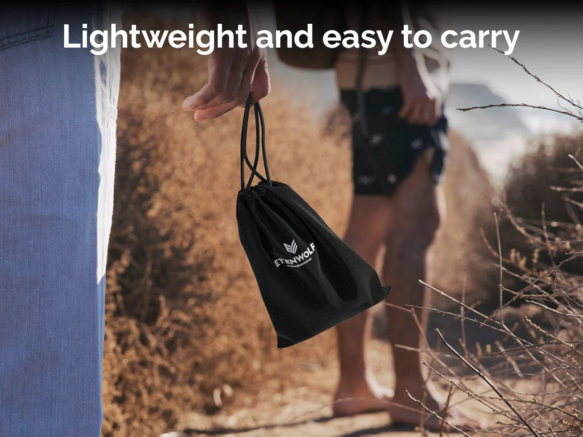Showlu Smart General ETENWOLF Air 3 Ultra portable inflatable pump with LED display, fast charging, and camping mattress inflator feature.