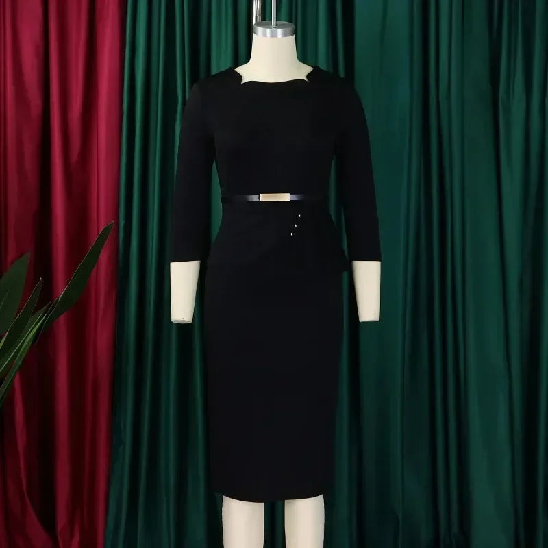Elegant African bodycon dress by SHOWLU FASHION STORE featuring vibrant dashiki design and polyester fabric.