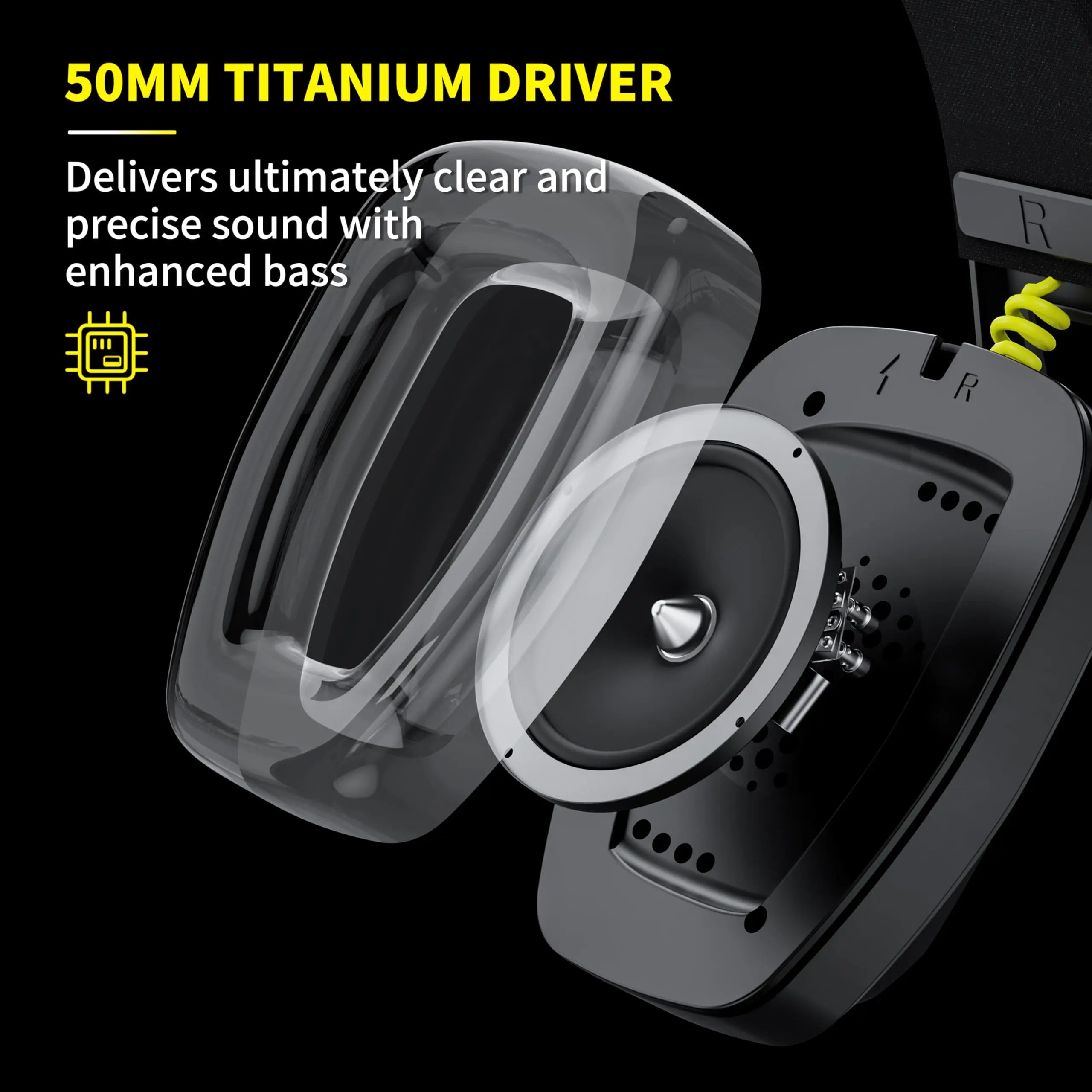 BINNUNE BW06 wireless gaming headset with microphone for PS5, PS4, PC, Mac, featuring 2.4GHz connectivity and Bluetooth support.